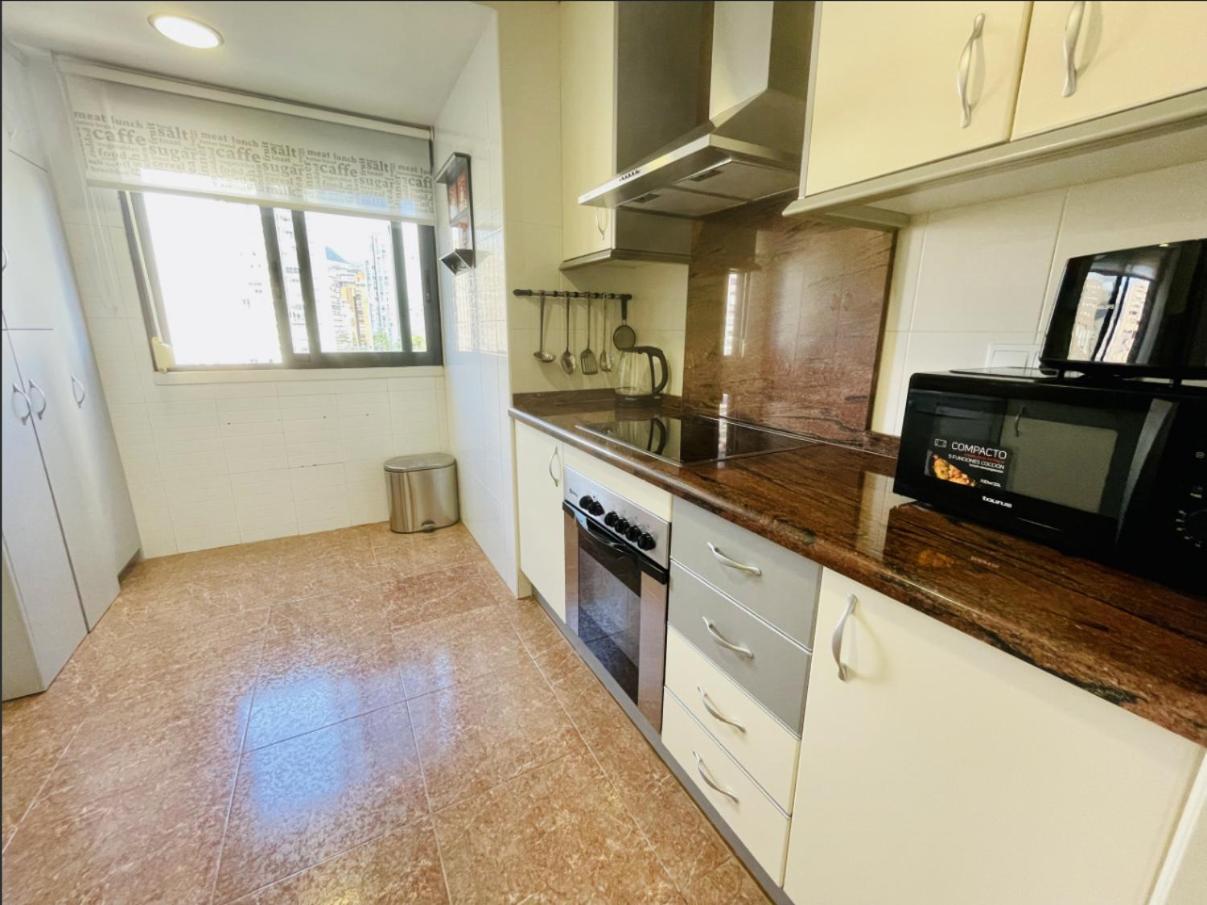 Apartamento Playa De Poniente Benidorm - Torre Dos Calas エクステリア 写真