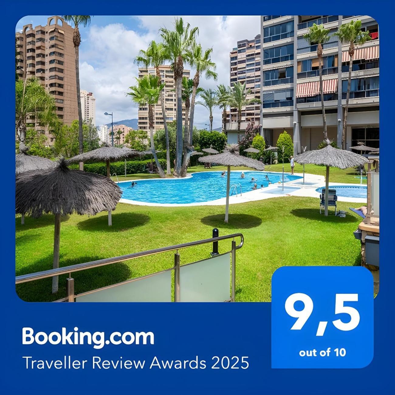 Apartamento Playa De Poniente Benidorm - Torre Dos Calas エクステリア 写真